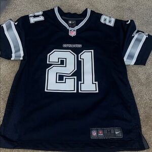 Nike blue  and White Cowboys Jersey